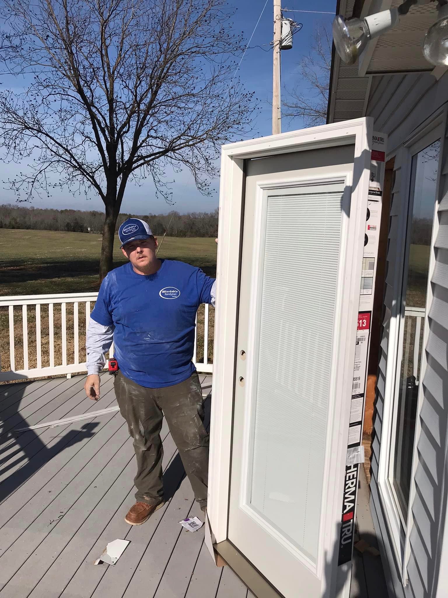 Man Beside The Door